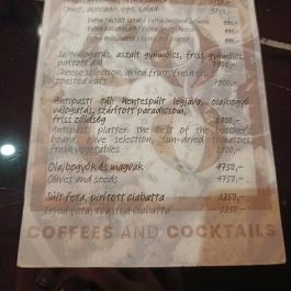 Co.Co. Coffees & Cocktails, Budapest - Étlap/itallap