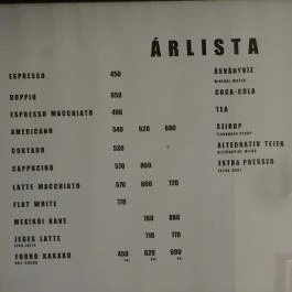 Coffee Cat Budapest - Étlap/itallap