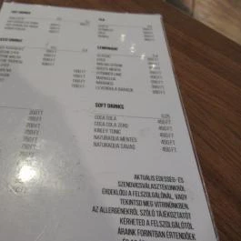 Coffee Cup - Campona Budapest - Étlap/itallap