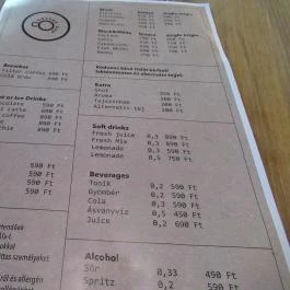 Coffee Cup - Teréz körút, Budapest - Étlap/itallap