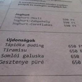 Coffee Cup - Teréz körút, Budapest - Étlap/itallap