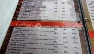 Coffee & More Kávézó Budapest - Étlap/itallap