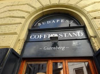 Coffee Stand Gutenberg Budapest