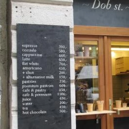 Coffee Stand Dob Budapest - Étlap/itallap