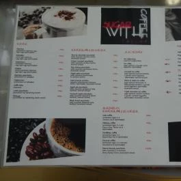 Coffee with Sugar - Sugár Üzletközpont Budapest - Étlap/itallap