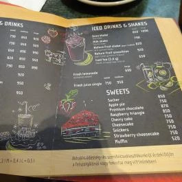 Coffeeshop Company - Capital Square Budapest - Étlap/itallap