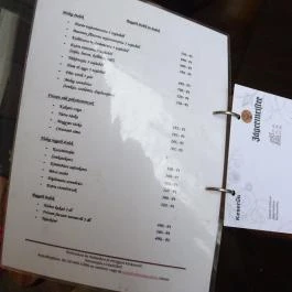 Colibri Art & Coffee Budapest - Étlap/itallap