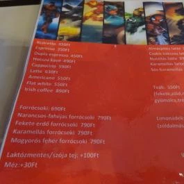 ComiX Coffee Budapest - Étlap/itallap
