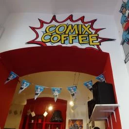 ComiX Coffee Budapest - Belső