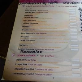 Con Panna Cafe Budapest - Étel/ital