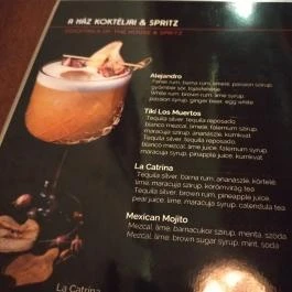 Cortez Restaurante & Bar Budapest - Étlap/itallap