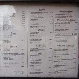 Corvinus Étterem Sopron - Étlap/itallap