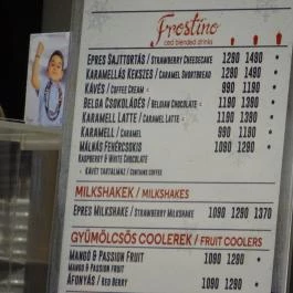 Costa Coffee - Duna Plaza Budapest - Étlap/itallap