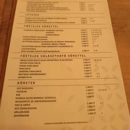 Stifler Beerhouse & Kitchen (korábban Craft Head Brewpub), Budapest - Étlap/itallap