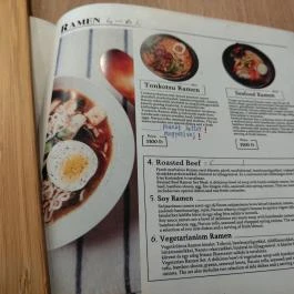 Crane Ramen Budapest - Étlap/itallap