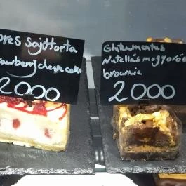 Croccante Patiserrie Budapest - Étel/ital