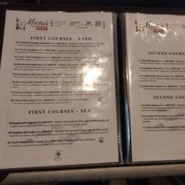 Crosteria 1923, Budapest - Étlap/itallap