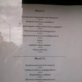 Csalogány 26 Étterem, Budapest - Étlap/itallap