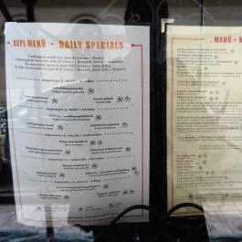 CsendesM Budapest - Étlap/itallap