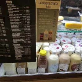 Cserpes Tejivó - Sütő utca Budapest - Étlap/itallap