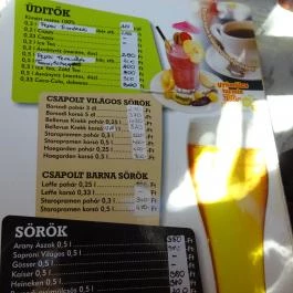 Csi-Bi Pub Kismaros - Étlap/itallap