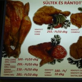 Csibefalat - Ráday utca Budapest - Étlap/itallap