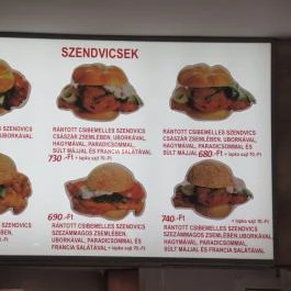 Csibefalat - Csongor utca Budapest - Étlap/itallap