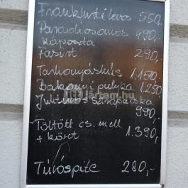 Csipegető , Budapest - Étlap/itallap
