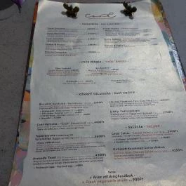 CSÓK Bisztró Budapest - Étlap/itallap