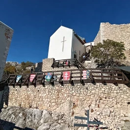 Csókakő vára, Csókakő - Külső kép