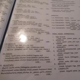 Csopak Vendéglő & Pizzéria Ajka - Étlap/itallap