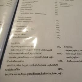 Csopak Vendéglő & Pizzéria Ajka - Étlap/itallap