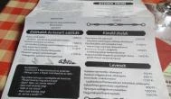 Csülök Csárda Miskolc - Étlap/itallap