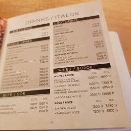 CUBE Sushi, Budapest - Étlap/itallap