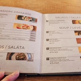 CUBE Sushi, Budapest - Étlap/itallap