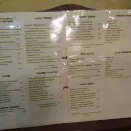 Cucina di Francesco - Eurocenter, Budapest - Étlap/itallap