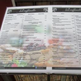 Raffaello Pizzéria & Étterem Budapest - Étlap/itallap