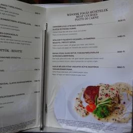 Cucina Olasz Étterem Budapest - Étlap/itallap