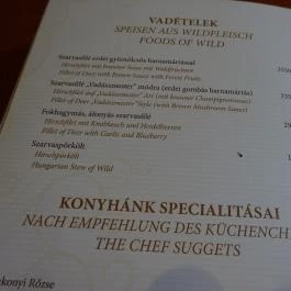 Cuha Völgye Étterem, Zirc - Étlap/itallap