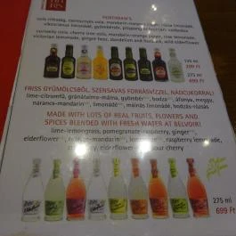 Culinaris Bisztró, Budapest - Étlap/itallap