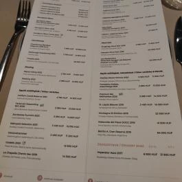 Cut & Barrel Budapest - Étlap/itallap