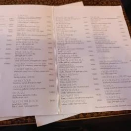 Cyrano Étterem, Budapest - Étlap/itallap