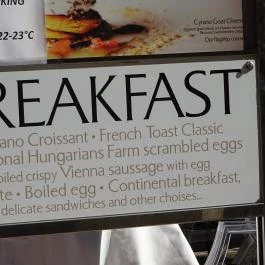 Cyrano Étterem, Budapest - Étlap/itallap