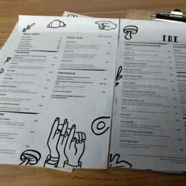 ODA Budapest - Étlap/itallap