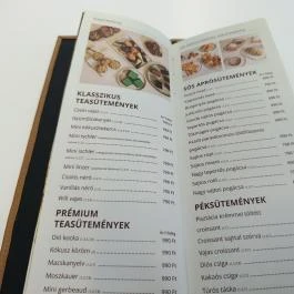 Cziniel Cukrászda & Kávéház Budapest - Étlap/itallap