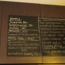 D15 Étterem - Deák Palota Budapest - Étlap/itallap