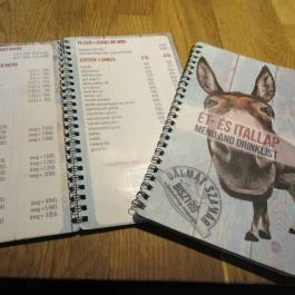 Dalmát Szamár Bisztró Szentendre - Étlap/itallap