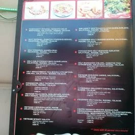 Taumi Pho Budapest - Étlap/itallap