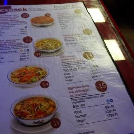 Taumi Pho Budapest - Étlap/itallap