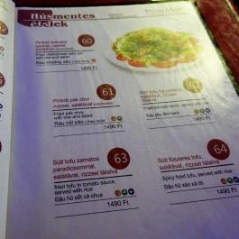 Taumi Pho Budapest - Étlap/itallap